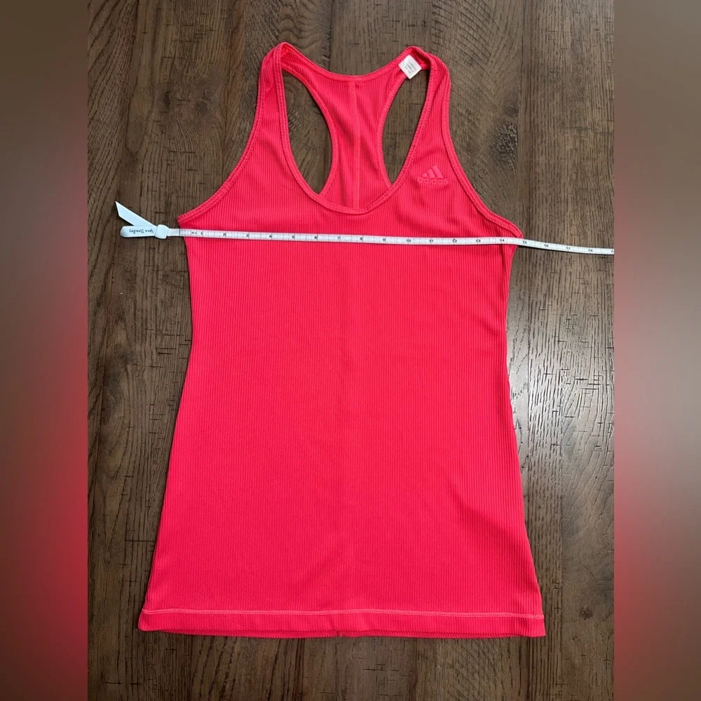 Adidas racerback athletic top shirt m medium pink - Picture 3 of 13